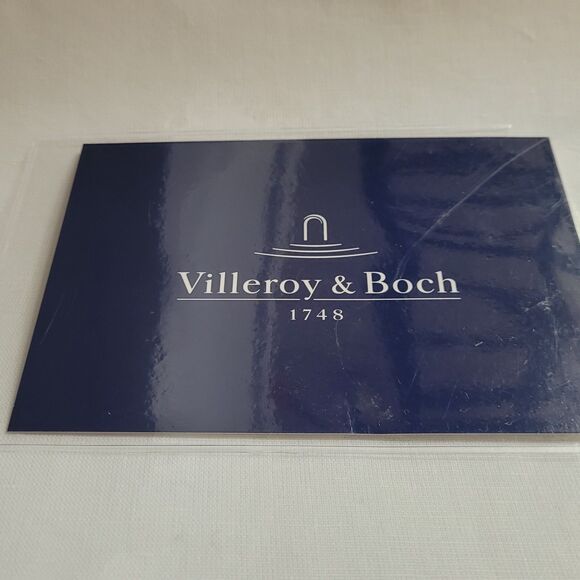 Villeroy & Boch Placemats Linen Cotton 4 pc White Silver 14 x 20 NEW - Picture 8 of 10